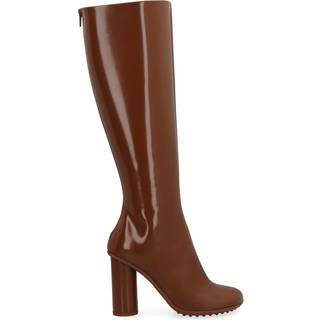 Bottega Veneta Leather knee-high boots - brown - EU 37