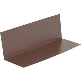 5162474 Blinkende PBENT4X4X12BRWN AmeriMax 4 in. W x 12 in. L Galvaniseret st?l Forb?jet blinkende helvedesild Brun (pakke med 50)