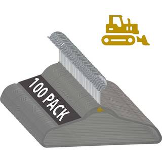 Forenkle 100 Pack Kids fl?jlsb?jler | Slim | Ikke-glidende design | Rumbesparelse | B?rne t?j | Skjorter | Bukser | Kjoler | Baby b?rnehave | LAC