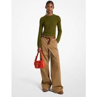 MK Merino Wool Mesh Jumper - Green - Michael Kors - XXS