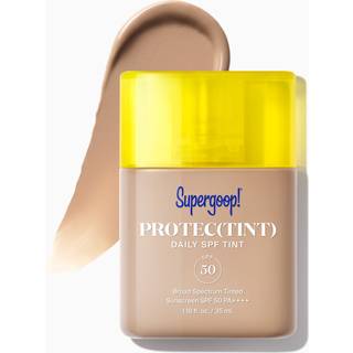 Supergoop! Protec(tint) Daily Skin Tint SPF 50 - 24N - Let opbyggelig d?kning for ?jeblikkeligt glat, j?vnt udseende hud - Naturlig finish