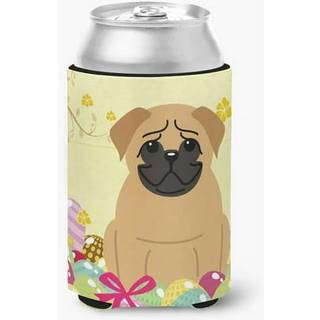 """" Caroline's Treasures BB6007CC Easter Eggs Pug Brown Can eller flaske Hugger Multicolor """"