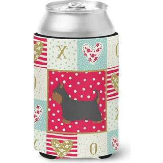 """" Caroline's Treasures CK5810CC Australian Silky Terrier Love Can eller Bottle Hugger Cold-Beverage-Koozies Multicolor """"
