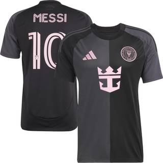 adidas Inter Miami CF 2025/26 Messi #10 Away Shirt, Black