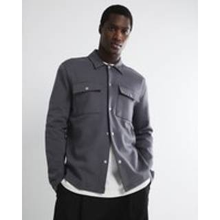 River Island Slim Fit Jersey OvershirtStor
