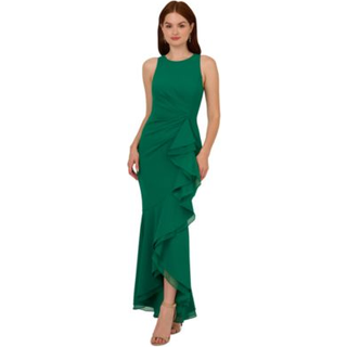 Adrianna Papell Adrianna Papell Flæsekant Crepe Snøre Kjole - EU 38 (UK 10)