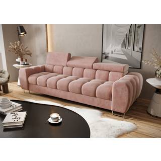 ASPER III  3-personers SOFA 265 CM - PINK TERRA 61