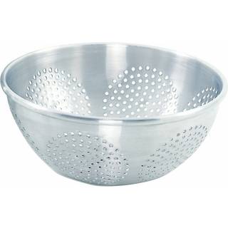 Crestware 12-liter kinesisk aluminmum colaander stort sølv