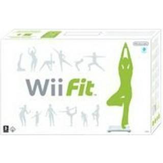 Wii Fit med Balance Board – Fitness-spil til hele familien med 40+ øvelser (aerobik, yoga, styrke, balanse)