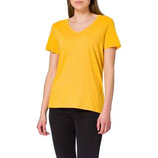 Superdry T-shirt i økologisk bomuld med V-hals og lomme