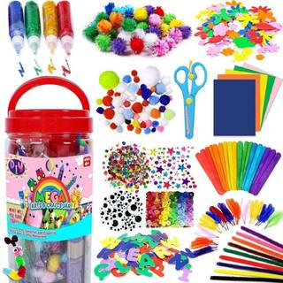 Mega Craft kit - Piberenser, bevægelige øjne, bolde