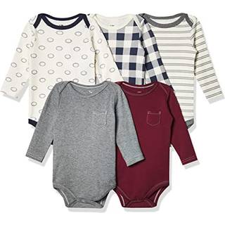 Hudson baby baby piger langærmet bodysuits bodysuit burgunder fodbold 18-24 måneder os