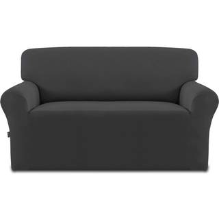 Let-gående fleece stretch sofa slipcover spandex ikke-skridsig blød sofa sofa cover vaskbar møbelbeskytter med anti-skidt skum og elastisk bund t