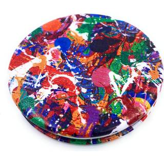 Aeisage kompakt spejl til punge bulk håndholdt sammenfoldelig spejl kompakt sæt rød lomme størrelse hånd spejl foldning jonone kunst gave til mor