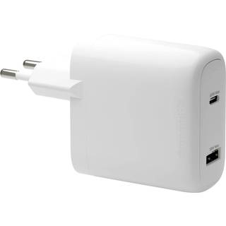 1 x USB-C 65W/1 x USB-A 18W - dbramante1928 EU Vægoplader - Hvid