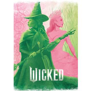 Buffalo Games - Wicked - Pink Goes Good With Green - 500 Piece Jigsaw Puzzle for Adults -Calenging Puzzle Perfect for Game Nights - Färdig storle