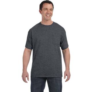 Herre Authentic -T Pocket T -shirt - Ash - S (D0102H7MRVJ)