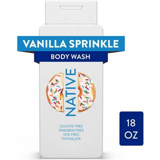 Indfødt kropsvask begrænset udgave dufte | Vanilla drys 18 oz kropsvask & jordbær frostet 18 oz kropsvask (vanilje drys & jordbær frostet)