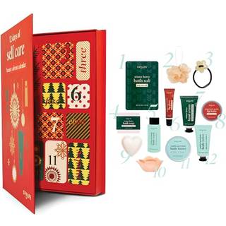 Spalife Holiday 12 -dages skønhed adventskalender - rejsevenlig hudpleje - Gavesæt - 12 dage med selvpleje spa -sæt - kropspleje hudpleje - spali
