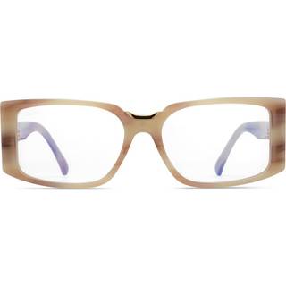 Max Mara MM5157-B Blue Light Block 060 54 Briller Kvinder Brun - Beige Brown Horn - 54mm