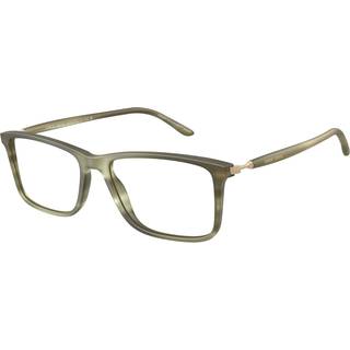 Giorgio Armani Mand AR7261 6168 Optiske stel Acetat Grøn Transparent Firkantet Normal