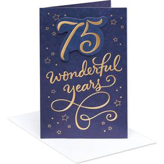 Amerikanske hilsener 75 -?rs f?dselsdagskort (tid til at fejre)