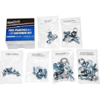 Specbolt Brand Full Plastics Fastener Kit passer til Yamaha: YZ250F / YZ450F (2014-2016) #1416