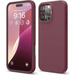 Elago kompatibel med iPhone 16 Pro Max Case Premium Liquid Silicone Case Full Body Protective Cover Shockfabrosof Slim Phone Case Anti-Scratch So