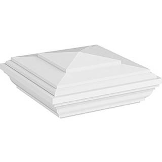 Yardsmart 73012500 New England Top med limvinylr?kv?rk 4 """" X 4 """" Hvid