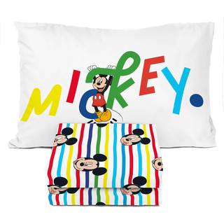 Sunny Side Up Disney Mickey Mouse Twin Sheet Set - 3 Piece Kids Bedding Set Inkluderer Pillow Cover - Super Soft Microfiber Sheets