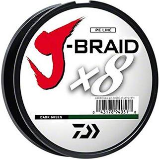 Daiwa J-BRAID GRAND 8X 300YDS FYLDERSPOLE MRKEGRN
