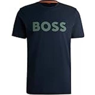 BOSS Thinking 1 Logo T Shirt Blue