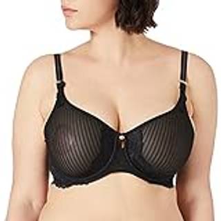 Triumph Peony Florale W01 BH med bøjle, sort, Størrelse: 70F, Dame