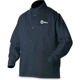 Svejsjakke Navy bomuld/nylon m