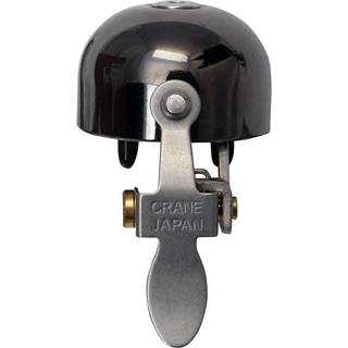 Crane Neo Black Bike Bell E-Ne Bicycle Bell lavet i Japan til racercykler eller mountainbikes Passer til alle styrest?rrelser og type