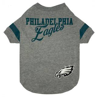 NFL Philadelphia Eagles T-shirt til Dogs & Cats Medium. Fodboldhundskjorte til NFL -holdfans. Ny og opdateret moderigtigt stripesign Holdbart & s