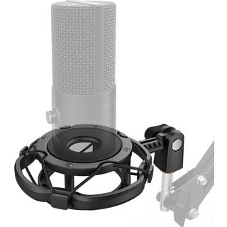 FIFINE Shock Mount Holder til mikrofonvibrationsreduktion og stjeliminering med fingerskrue Pivot-montering Velegnet til bordstativ og bomarm