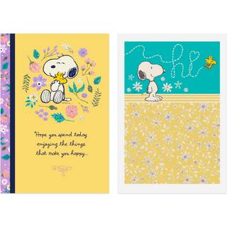 Hallmark Peanuts Mors dagskort (6 kort med konvolutter) til mor stedmor bedstemor søster tante bonus mor