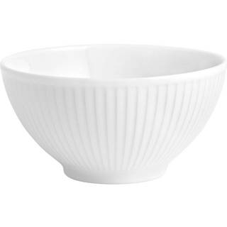 Pillivuyt Plissé Skål Dia 14 cm 50 cl Hvid