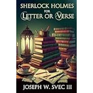 Sherlock Holmes For Letter Or Verse