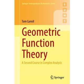 Geometric Function Theory (4, 2024) | Tom Carroll