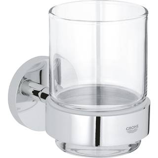 Grohe Essentials Krystalglas med holder, krom