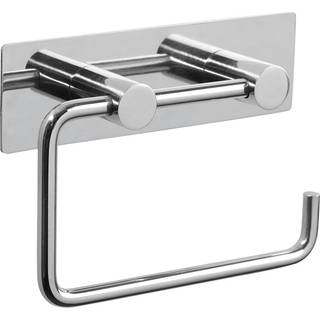 Pressalit Toiletpapirholder med bagplade, poleret rustfrit stål
