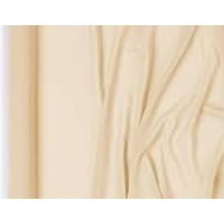 5 meter Chiffonløber, creme, bredde 48 cm, elegant borddekoration til bryllup og fest