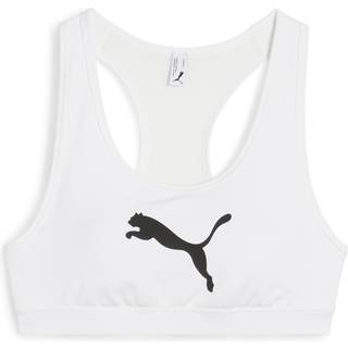 Women&#39;s Puma 4KEEPS Bra, White, Size S, Clothing - Big - S