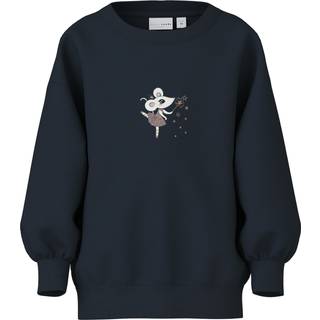 Name It Dark Sapphire/ballet Mouse Long Sweatshirt