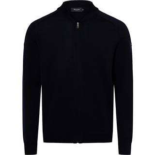 Maerz Herren Cardigan blau unifarben