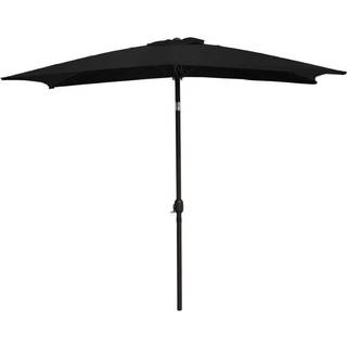 HOFFMANN Alu parasol cordoba 2x3m m/tilt - sort
