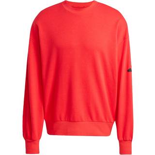 Essentials Loose Fit 3 Bar Logo sweatshirt - Pure Ruby / Black - 2XL