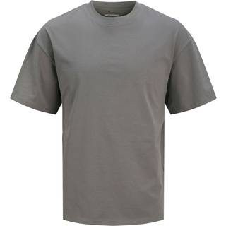 Plus Size Ensfarvet T-shirt
